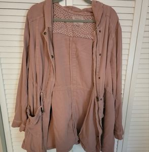 Torrid Anorak jacket in mauve Size 3x